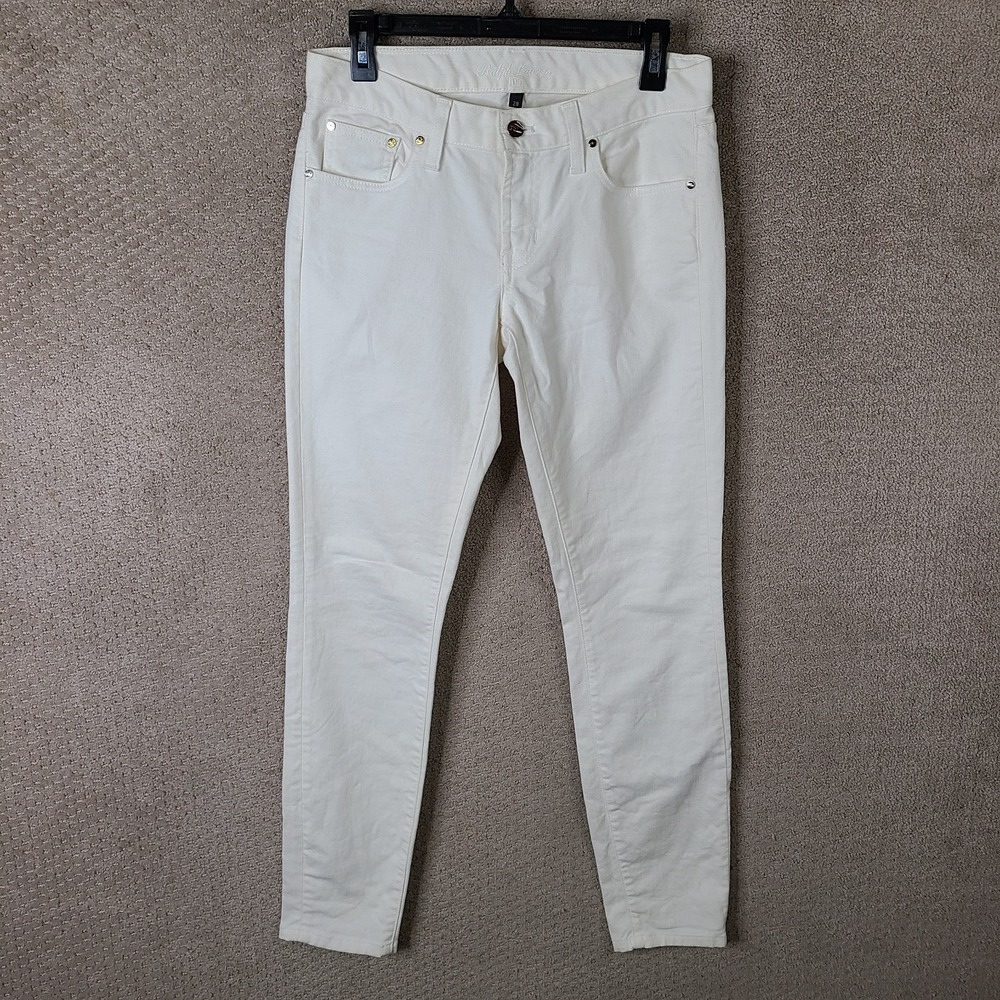 Ralph Lauren Black Label Women’s Skinny Jeans in Off-White